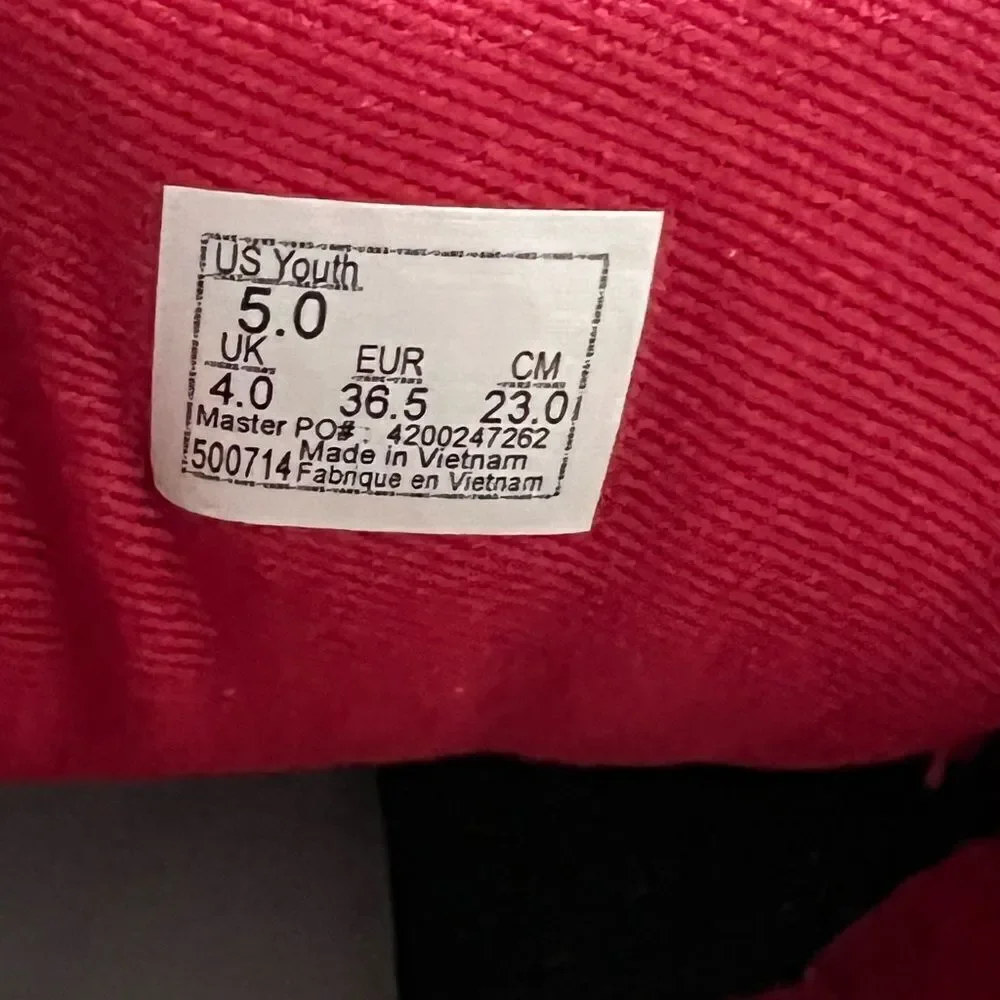Vans Kids Sneakers Red and Gray
